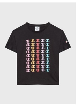 Champion T-Shirt 404618 Czarny Regular Fit ze sklepu MODIVO w kategorii Bluzki dziewczęce - zdjęcie 181110208