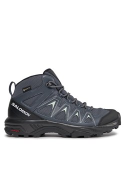 Salomon Trekkingi X Braze Mid GORE-TEX L47181100 Czarny ze sklepu MODIVO w kategorii Buty trekkingowe damskie - zdjęcie 181110257