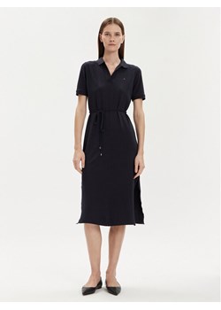Tommy Hilfiger Sukienka codzienna WW0WW41278 Granatowy Regular Fit ze sklepu MODIVO w kategorii Sukienki - zdjęcie 181110268