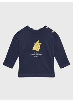 United Colors Of Benetton Bluzka 3ATNA101R Granatowy Regular Fit ze sklepu MODIVO w kategorii T-shirty chłopięce - zdjęcie 181110297