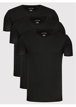 Lacoste Komplet 3 t-shirtów TH3321 Czarny Slim Fit ze sklepu MODIVO w kategorii Podkoszulki męskie - zdjęcie 181110389