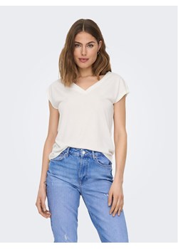 ONLY T-Shirt Free 15287041 Biały Regular Fit ze sklepu MODIVO w kategorii Bluzki damskie - zdjęcie 181110497