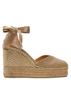 Castañer Espadryle Chiara/8Ed/032 023196 Złoty ze sklepu MODIVO w kategorii Espadryle damskie - zdjęcie 181110508