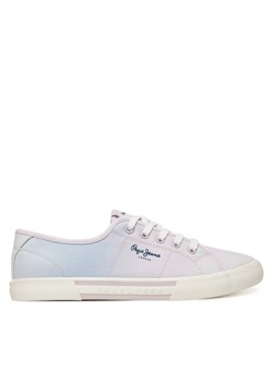 Pepe Jeans Tenisówki Brady Colors W PLS31600 Fioletowy ze sklepu MODIVO w kategorii Trampki damskie - zdjęcie 181110778