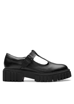 Clarks Półbuty Page Bar 26178683 Czarny ze sklepu MODIVO w kategorii Półbuty damskie - zdjęcie 181110806