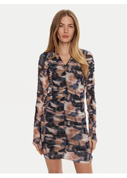 Munthe Sukienka codzienna Totally 243138024361 Kolorowy Slim Fit ze sklepu MODIVO w kategorii Sukienki - zdjęcie 181111018