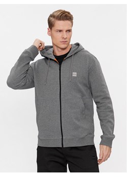 Boss Bluza Zetalky 50508578 Szary Regular Fit ze sklepu MODIVO w kategorii Bluzy męskie - zdjęcie 181111078