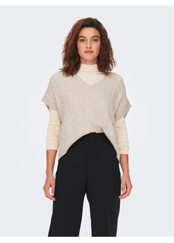 ONLY Sweter 15249328 Beżowy Regular Fit ze sklepu MODIVO w kategorii Swetry damskie - zdjęcie 181111158