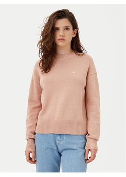 Calvin Klein Jeans Sweter Monogram J20J224802 Pomarańczowy Regular Fit ze sklepu MODIVO w kategorii Swetry damskie - zdjęcie 181111179