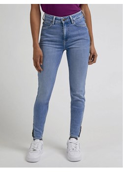 Lee Jeansy Scarlett L31BGUB43 112330554 Niebieski Skinny Fit ze sklepu MODIVO w kategorii Jeansy damskie - zdjęcie 181111198