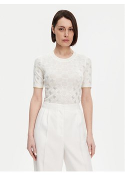 Guess Sweter W5GR20 Z3D60 Écru Regular Fit ze sklepu MODIVO w kategorii Swetry damskie - zdjęcie 181111239