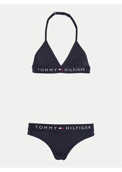 Tommy Hilfiger Strój kąpielowy UG0UG00799 Granatowy ze sklepu MODIVO w kategorii Stroje kąpielowe - zdjęcie 181111258
