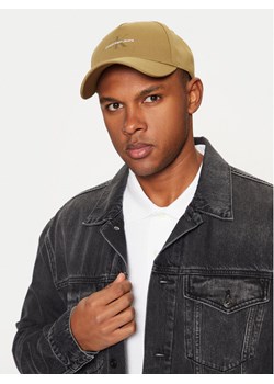 Calvin Klein Czapka z daszkiem Mono Logo Print Cap K50K512140 Brązowy ze sklepu MODIVO w kategorii Czapki z daszkiem męskie - zdjęcie 181111385