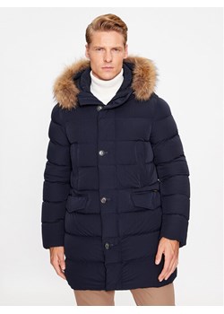 Hetregó Kurtka puchowa Parker 8K436M 23WU07 Granatowy Regular Fit ze sklepu MODIVO w kategorii Kurtki męskie - zdjęcie 181111389