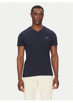 Lacoste T-Shirt TH6710 Granatowy Regular Fit ze sklepu MODIVO w kategorii T-shirty męskie - zdjęcie 181111415