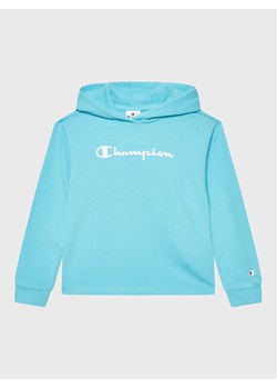 Champion Bluza 404601 Niebieski Custom Fit ze sklepu MODIVO w kategorii Bluzy chłopięce - zdjęcie 181111457