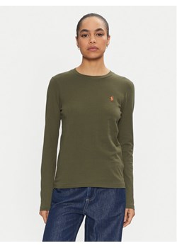 Polo Ralph Lauren Bluzka 211898699031 Zielony Regular Fit ze sklepu MODIVO w kategorii Bluzki damskie - zdjęcie 181111516
