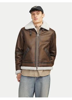 Jack&Jones Kurtka z imitacji skóry Cole Aviator 12261819 Brązowy Regular Fit ze sklepu MODIVO w kategorii Kurtki męskie - zdjęcie 181111578