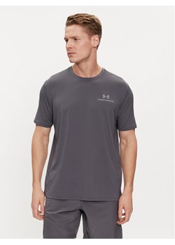 Under Armour Koszulka techniczna Ua Rush Energy Ss 1383973-025 Szary Loose Fit ze sklepu MODIVO w kategorii T-shirty męskie - zdjęcie 181111715