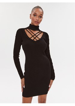 Guess Sukienka dzianinowa W3BK0W Z2YJ2 Czarny Slim Fit ze sklepu MODIVO w kategorii Sukienki - zdjęcie 181111716