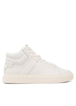 Calvin Klein Sneakersy High Top Lace Up Lth HM0HM01057 Biały ze sklepu MODIVO w kategorii Buty sportowe męskie - zdjęcie 181111727