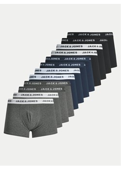 Jack&Jones Komplet 12 par bokserek Solid 12189935 Kolorowy ze sklepu MODIVO w kategorii Majtki męskie - zdjęcie 181111756