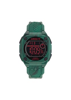 adidas Zegarek Originals City Tech Two GRFX AOST23573 Zielony ze sklepu MODIVO w kategorii Zegarki - zdjęcie 181111766
