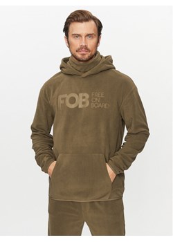 4F Bluza 4FAW23TFLEM136 Brązowy Regular Fit ze sklepu MODIVO w kategorii Bluzy męskie - zdjęcie 181111817
