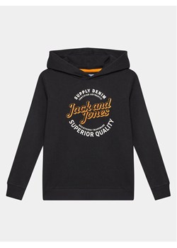 Jack&Jones Junior Bluza 12237112 Czarny Regular Fit ze sklepu MODIVO w kategorii Bluzy chłopięce - zdjęcie 181111909