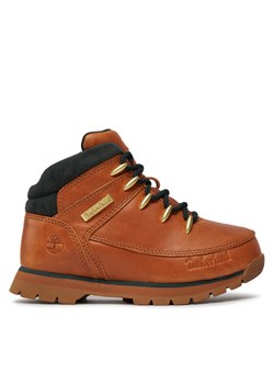 Timberland Trapery Euro Sprint TB0A5YEH3581 Brązowy ze sklepu MODIVO w kategorii Buty trekkingowe dziecięce - zdjęcie 181111929