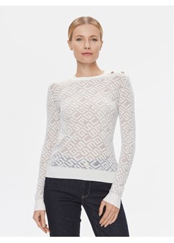 Guess Sweter W4RR28 Z3C90 Biały Slim Fit ze sklepu MODIVO w kategorii Swetry damskie - zdjęcie 181111995