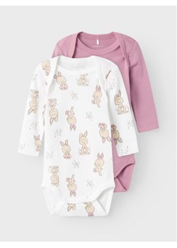 NAME IT Komplet 2 par body 13222127 Kolorowy Regular Fit ze sklepu MODIVO w kategorii Body niemowlęce - zdjęcie 181112016