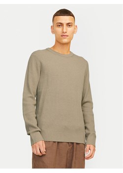 Jack&Jones Sweter Perfect 12257771 Beżowy Regular Fit ze sklepu MODIVO w kategorii Swetry męskie - zdjęcie 181112045