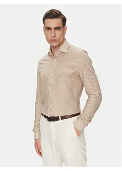 Michael Kors Koszula MK0DS01538 Beżowy Slim Fit ze sklepu MODIVO w kategorii Koszule męskie - zdjęcie 181112166