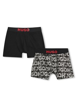 HUGO Komplet 2 par bokserek G00326 D Czarny ze sklepu MODIVO w kategorii Majtki dziecięce - zdjęcie 181112228