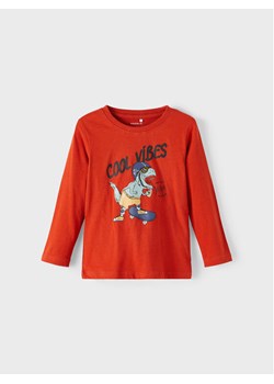 NAME IT Bluzka 13205201 Czerwony Regular Fit ze sklepu MODIVO w kategorii T-shirty chłopięce - zdjęcie 181112248