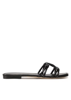 Stuart Weitzman Klapki Wovenknotslidesandal SA616 Czarny ze sklepu MODIVO w kategorii Klapki damskie - zdjęcie 181112256