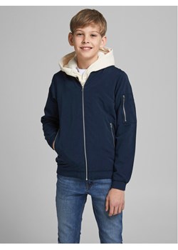 Jack&Jones Junior Kurtka bomber Rush 12182385 Granatowy Regular Fit ze sklepu MODIVO w kategorii Kurtki chłopięce - zdjęcie 181112266