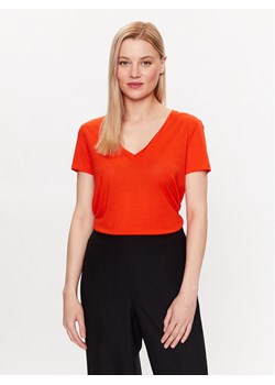 United Colors Of Benetton T-Shirt 3NLHE4249 Czerwony Regular Fit ze sklepu MODIVO w kategorii Bluzki damskie - zdjęcie 181112277