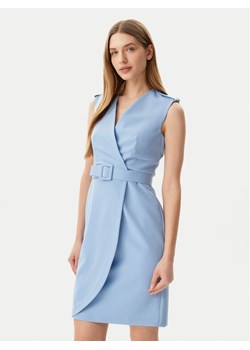 ARTIGLI Sukienka koktajlowa ACAB000846 Błękitny Slim Fit ze sklepu MODIVO w kategorii Sukienki - zdjęcie 181112348