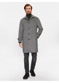 United Colors Of Benetton Płaszcz przejściowy 2VVSUN03C Szary Regular Fit ze sklepu MODIVO w kategorii Płaszcze męskie - zdjęcie 181112398