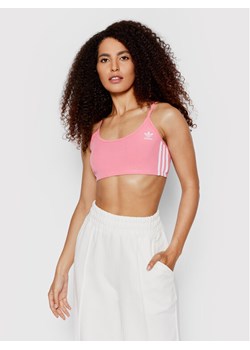 adidas Biustonosz top adicolor Classics HM2102 Różowy ze sklepu MODIVO w kategorii Biustonosze - zdjęcie 181112435