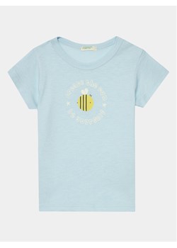 United Colors Of Benetton T-Shirt 3I1XA104H Błękitny Regular Fit ze sklepu MODIVO w kategorii Bluzki dziewczęce - zdjęcie 181112535