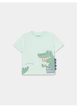 Mayoral T-Shirt 1022 Zielony Regular Fit ze sklepu MODIVO w kategorii Koszulki niemowlęce - zdjęcie 181112609