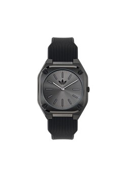 adidas Zegarek City Tech Thin AOFH24503 Czarny ze sklepu MODIVO w kategorii Zegarki - zdjęcie 181112666