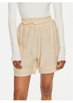 Munthe Szorty materiałowe Ohimo 242140224232 Beżowy Loose Fit ze sklepu MODIVO w kategorii Szorty - zdjęcie 181112718