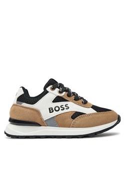 Boss Sneakersy J51322 M Beżowy ze sklepu MODIVO w kategorii Buty sportowe dziecięce - zdjęcie 181112869
