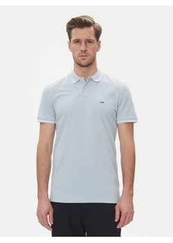 Lee Polo Pique 112363784 Błękitny Regular Fit ze sklepu MODIVO w kategorii T-shirty męskie - zdjęcie 181112876