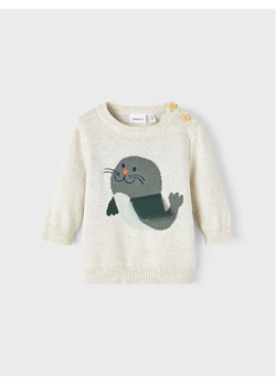 NAME IT Sweter 13209866 Szary Regular Fit ze sklepu MODIVO w kategorii Bluzy i swetry - zdjęcie 181113007
