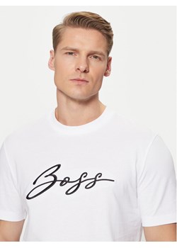 BOSS T-Shirt C-Thompson 70 50531309 Biały Regular Fit ze sklepu MODIVO w kategorii T-shirty męskie - zdjęcie 181113159
